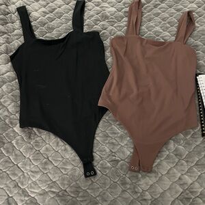 Nuuds Black Bodysuit